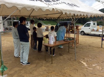 N様邸地鎮祭